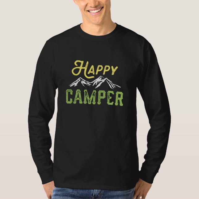 T-shirt Happy Camper (Devant)