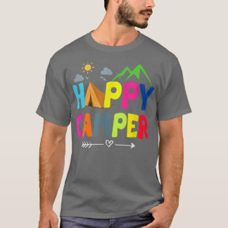 T-shirt Happy Camper Camping Drôle cadeau