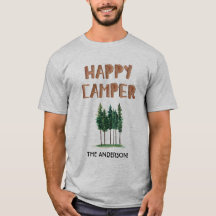Happy Camper Pine Trees Personnalisé