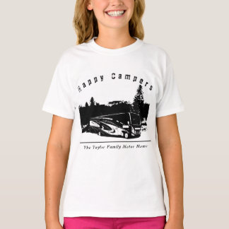 T-shirt Happy Camper RV Trip Girl's