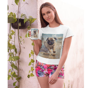 T-shirt Happy Carlin at the Beach personnalisable