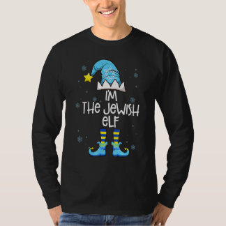 T-shirt Happy Christmukkah Jewish I'm The Jewish Elf Chris