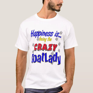 T-shirt Happy Crazy Goatlady