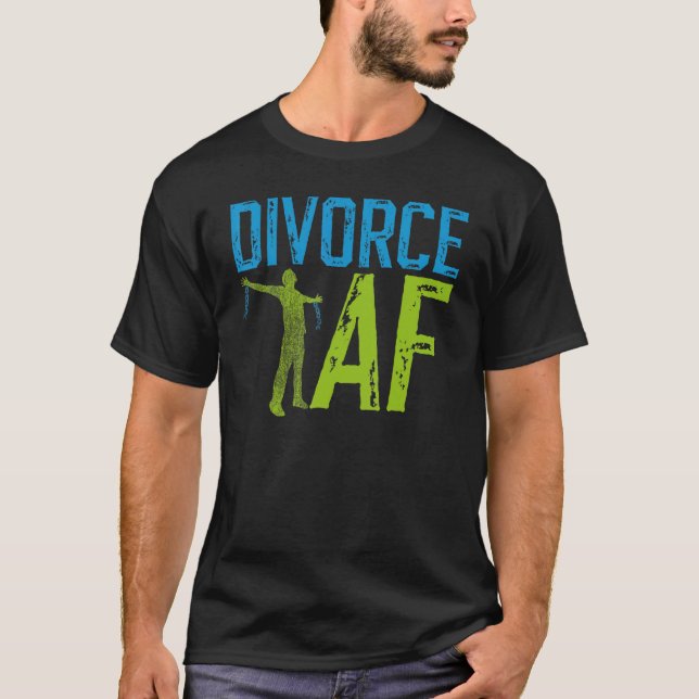 T-shirt Happy Divorce Party Divorce Af (Devant)