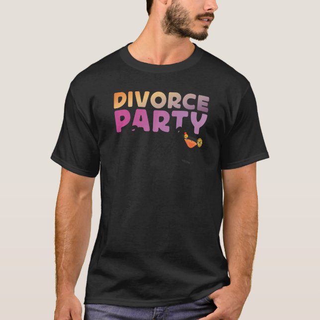 T-shirt Happy Divorce Party Divorce Party Squad (Devant)