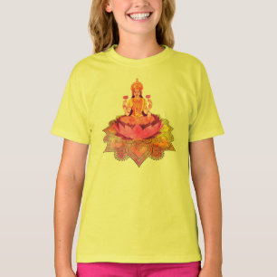 T-shirt Happy Diwali - Deepalavi Lakshmi Goddess 4