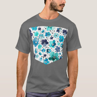 T-shirt Happy Dots Fleurs de printemps positivité