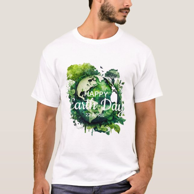 T-shirt Happy earth day  celebration 2026 (Devant)