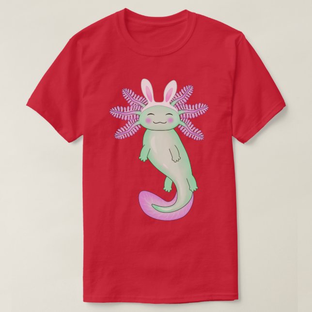 T-shirt Happy Easter axolotl (3) (Design devant)