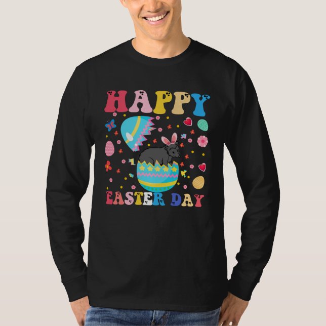 T-shirt Happy Easter Bunny Possum  Easter Day Groovy (Devant)