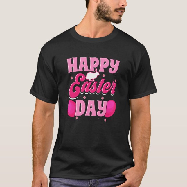 T-shirt Happy Easter Day Bunny Family Matching (Devant)