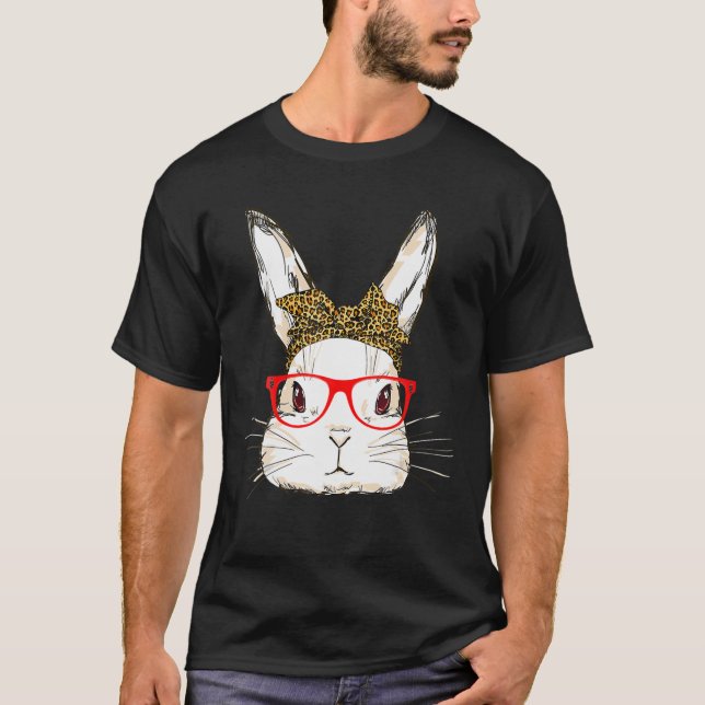 T-shirt Happy Easter Day Bunny Spring Gnome Easter Egg Hun (Devant)