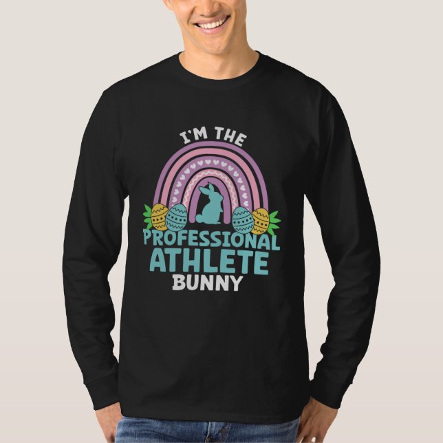 T-shirt Happy Easter Day I m the Professional Athlete Bunn (Devant)