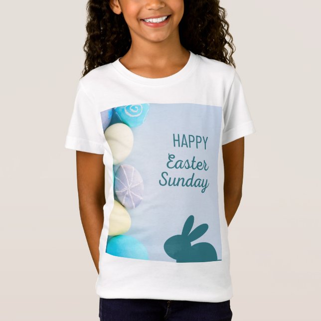T-Shirt Happy easter sunday design (Devant)