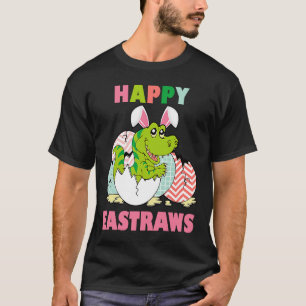 T-shirt Happy Eastrawr T Rex Dinosaur Ados Garçons Est