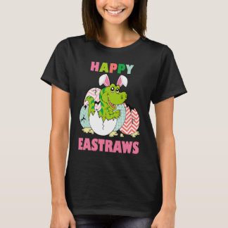 T-shirt Happy Eastrawr T Rex Dinosaur Ados Garçons Est