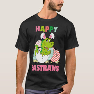 T-shirt Happy Eastrawr T Rex Dinosaur Ados Garçons Est