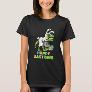 T-shirt Happy Eastrawr Trex Easter Bunny Egg Dinosau drôle