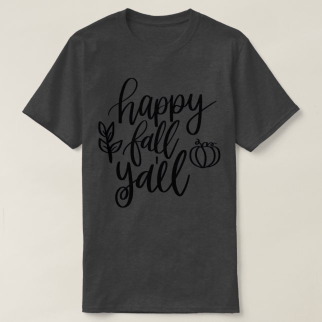 T-shirt Happy Fall (Design devant)