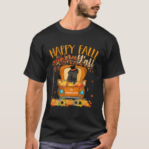 T-shirt Happy Fall Y'all Cane Corso Chien sur Camion Citro