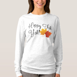 T-shirt Happy Fall Ya'll It's Automne Non Halloween Harves