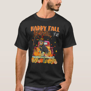 T-shirt Happy Fall Y'all Rottweiler Chien sur Camion Citro