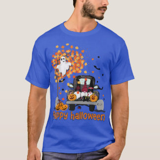T-shirt Happy Fall Y'all Truck Farm Gnome Costume Citrouil