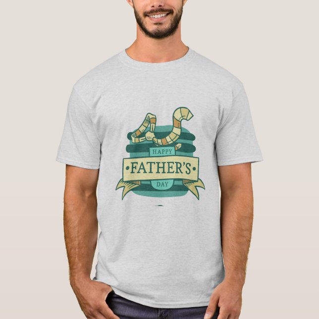 T-shirt happy Father's Day (Devant)
