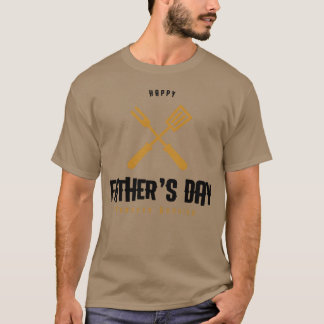 T-shirt Happy Fathers Dayshirt rétro