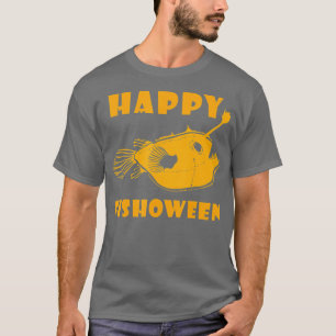 T-shirt Happy Fishoween Pêcheur de poisson Halloween