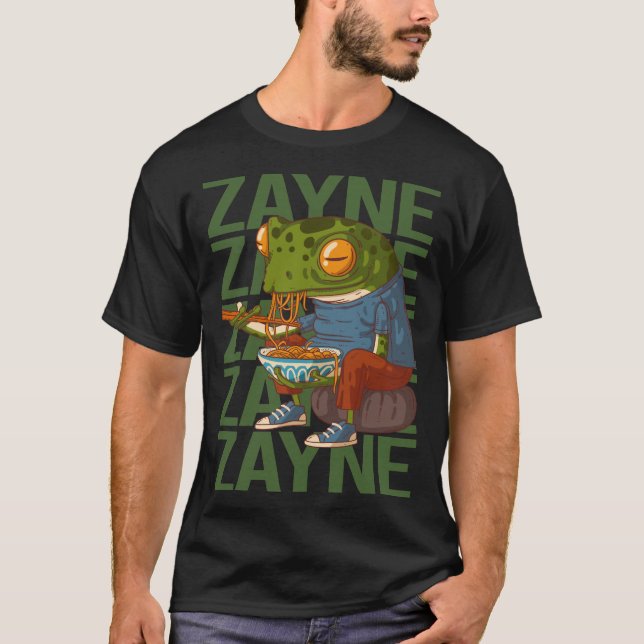 T-shirt Happy Frog - Nom de Zayne (Devant)
