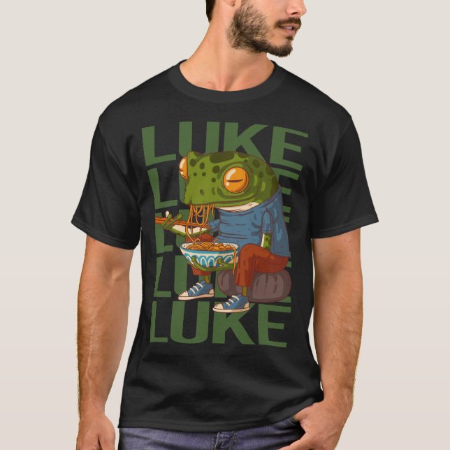 T-shirt Happy Frog - Nom Luke (Devant)