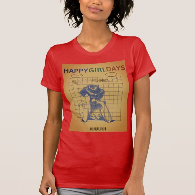 T-shirt happy girls days (Devant)