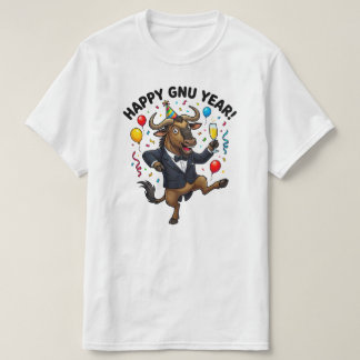T-shirt Happy Gnu Year (male)