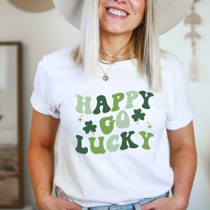 T-shirt Happy Go Lucky St Patrick's Day Shirt