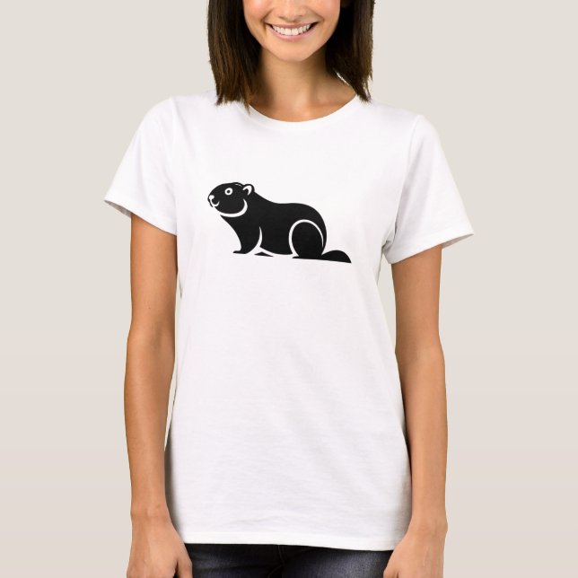 T-shirt Happy Groundhog Day (Devant)