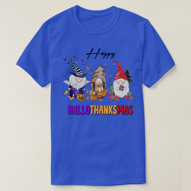 T-shirt Happy hallothanksmas 37 (Design devant)
