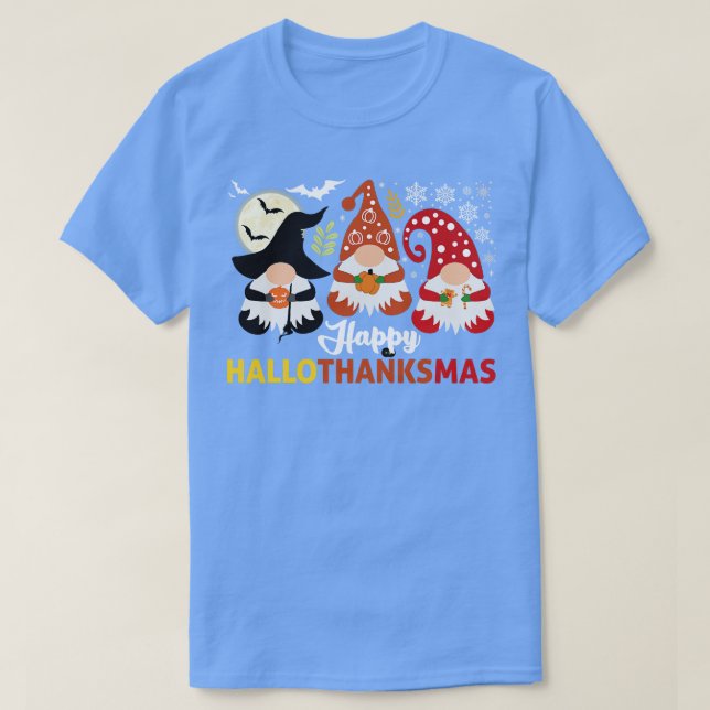T-shirt happy-hallothanksmas 7 (Design devant)