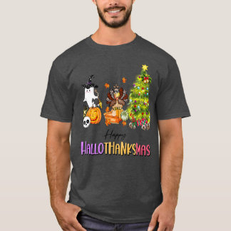 T-shirt happy-hallothanksmas 9