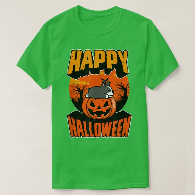 T-shirt Happy Halloween (Design devant)