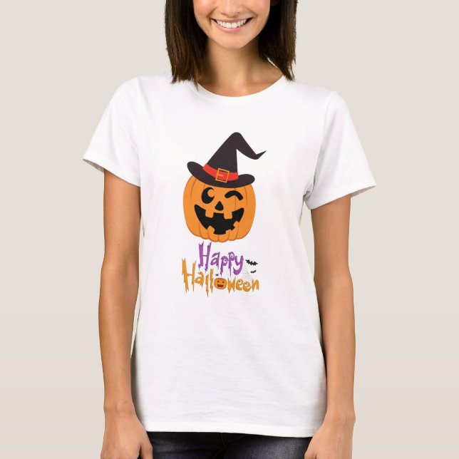 T-shirt Happy Halloween !!! (Devant)