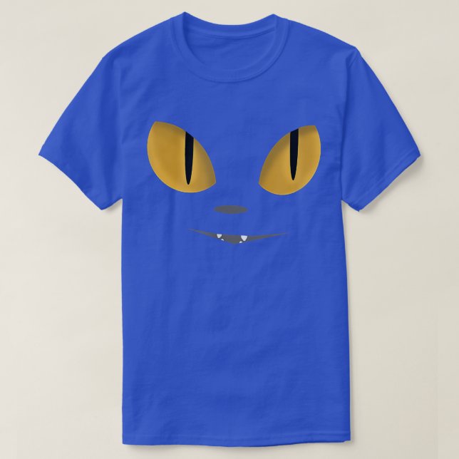 T-shirt Happy Halloween Cat Eyes Éffrayant effrayant Chat  (Design devant)