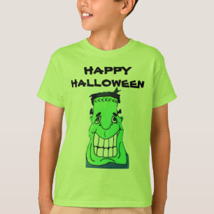 T-shirt HAPPY HALLOWEEN chemise FRANKENSTEIN