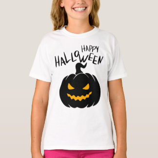 T-shirt Happy Halloween Citrouille