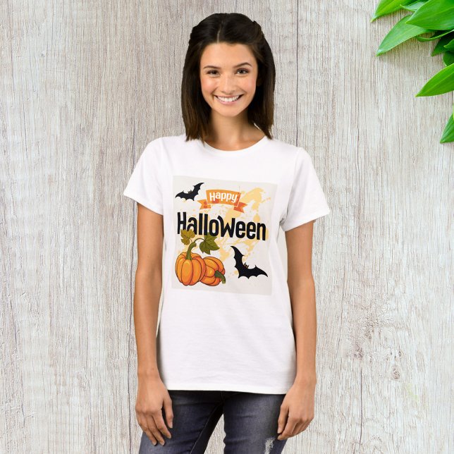 T-shirt Happy Halloween design (Créateur téléchargé)