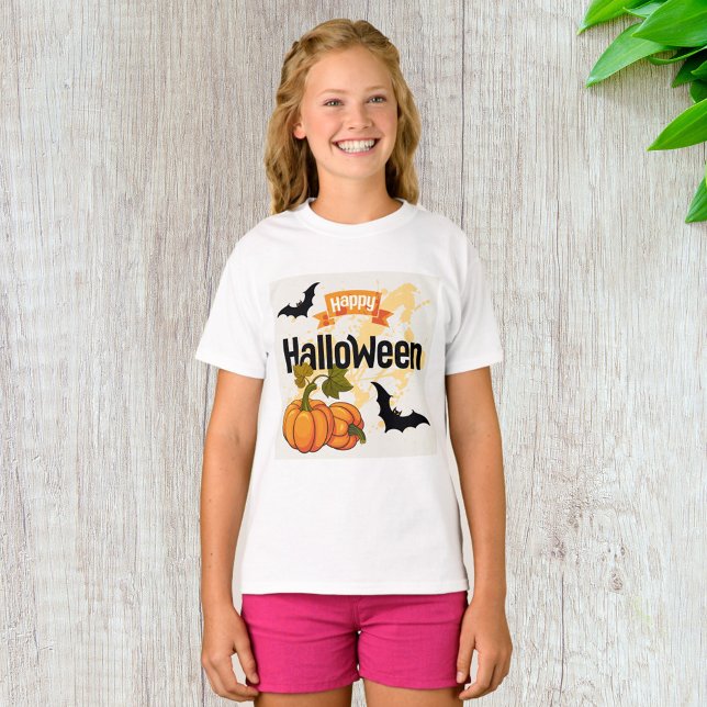 T-shirt Happy Halloween design (Créateur téléchargé)