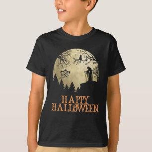 T-shirt Happy Halloween drôle caractère Déplaisant