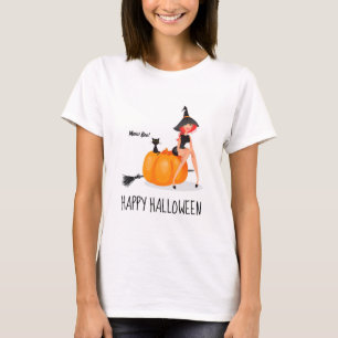 T-shirt Happy Halloween drôle personnalisable