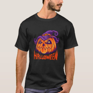 T-shirt Happy Halloween Éffrayant Citrouille Scary mignonn