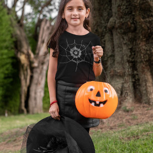 T-Shirt Happy Halloween Éffrayant Spider Web